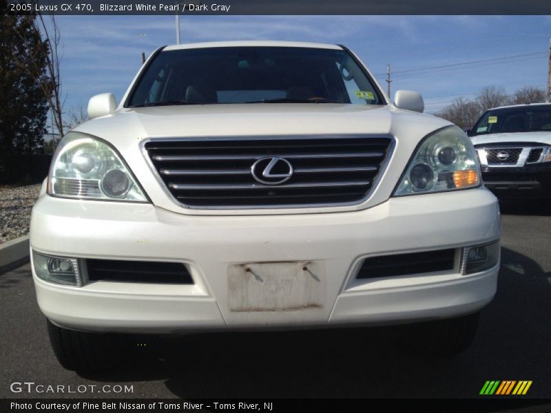 Blizzard White Pearl / Dark Gray 2005 Lexus GX 470