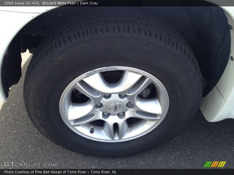 Blizzard White Pearl / Dark Gray 2005 Lexus GX 470