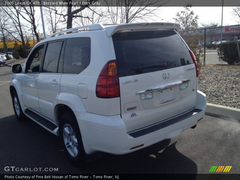 Blizzard White Pearl / Dark Gray 2005 Lexus GX 470