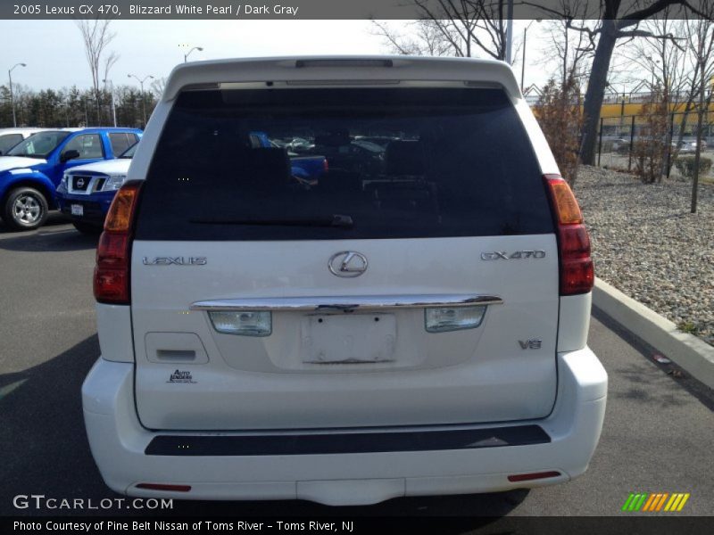 Blizzard White Pearl / Dark Gray 2005 Lexus GX 470