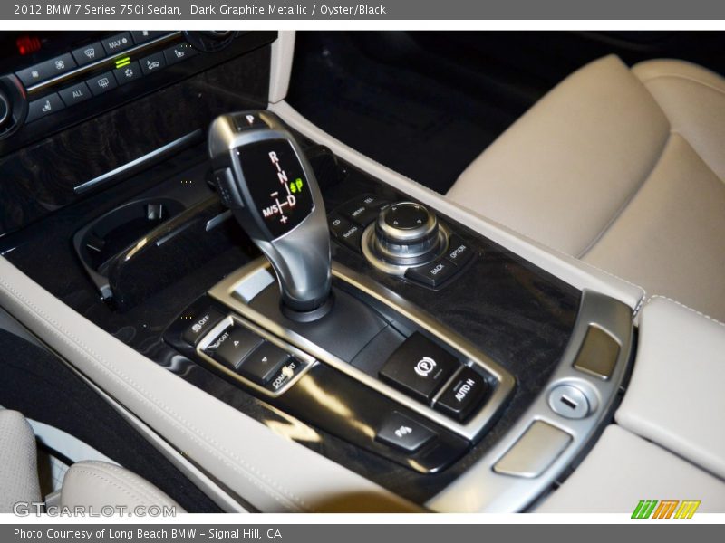 Dark Graphite Metallic / Oyster/Black 2012 BMW 7 Series 750i Sedan