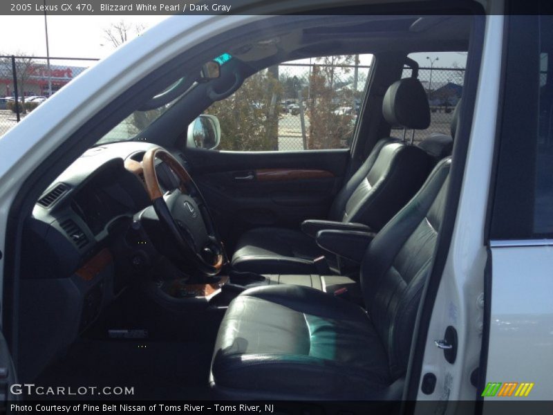Blizzard White Pearl / Dark Gray 2005 Lexus GX 470