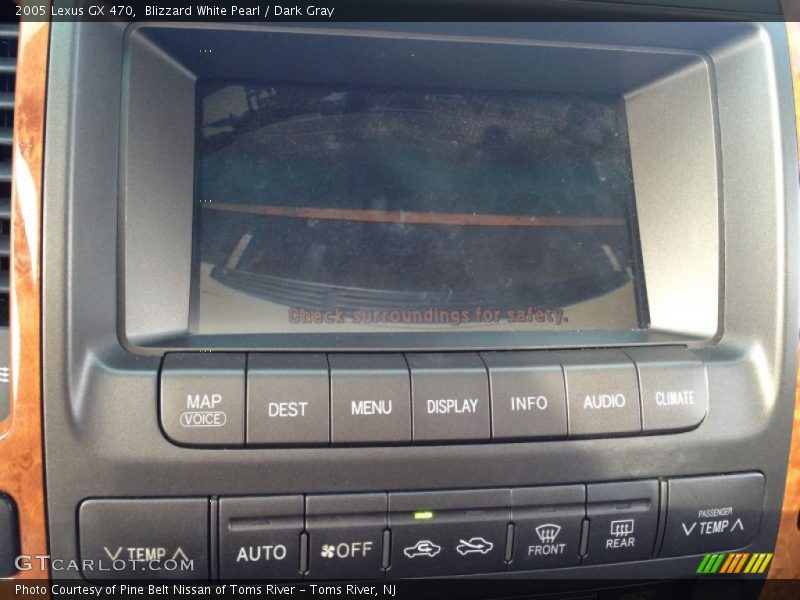 Blizzard White Pearl / Dark Gray 2005 Lexus GX 470