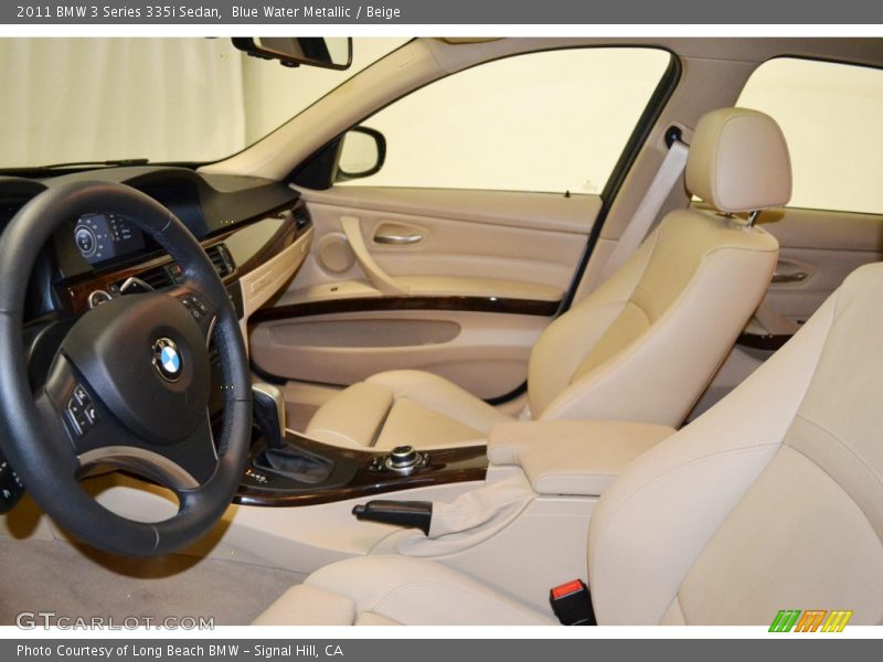 Blue Water Metallic / Beige 2011 BMW 3 Series 335i Sedan