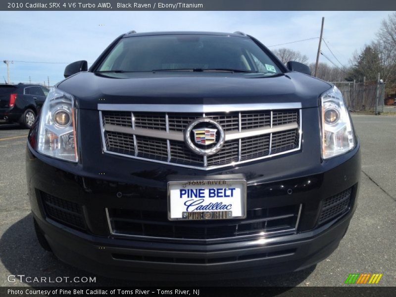 Black Raven / Ebony/Titanium 2010 Cadillac SRX 4 V6 Turbo AWD