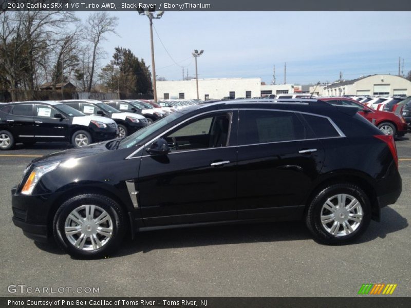Black Raven / Ebony/Titanium 2010 Cadillac SRX 4 V6 Turbo AWD