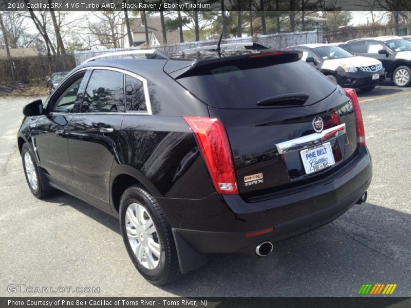 Black Raven / Ebony/Titanium 2010 Cadillac SRX 4 V6 Turbo AWD