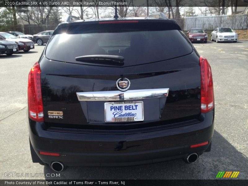 Black Raven / Ebony/Titanium 2010 Cadillac SRX 4 V6 Turbo AWD