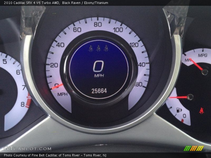 Black Raven / Ebony/Titanium 2010 Cadillac SRX 4 V6 Turbo AWD