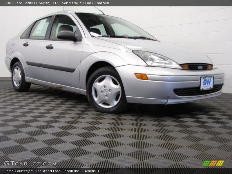 CD Silver Metallic / Dark Charcoal 2002 Ford Focus LX Sedan