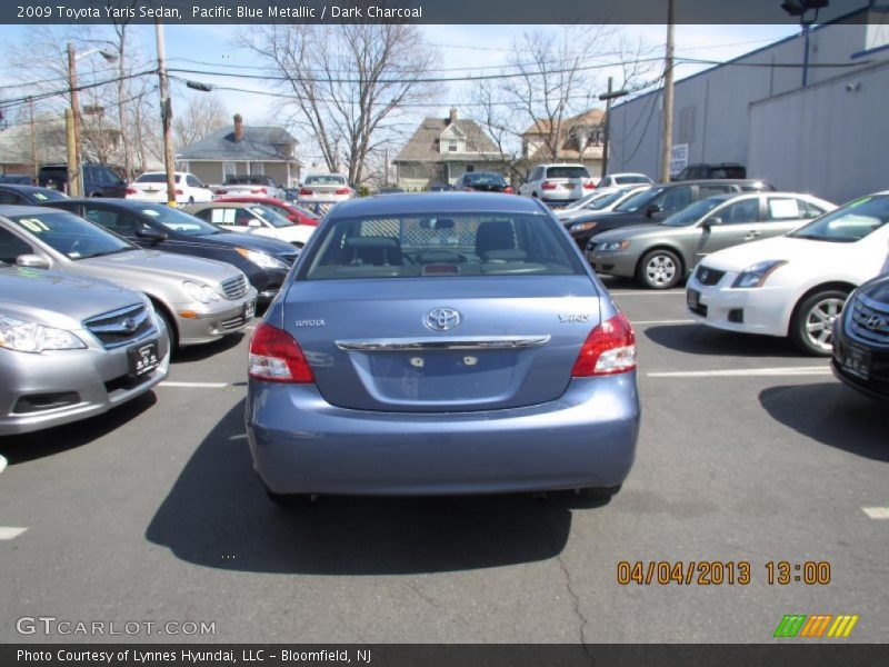 Pacific Blue Metallic / Dark Charcoal 2009 Toyota Yaris Sedan