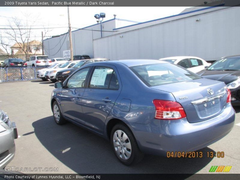 Pacific Blue Metallic / Dark Charcoal 2009 Toyota Yaris Sedan