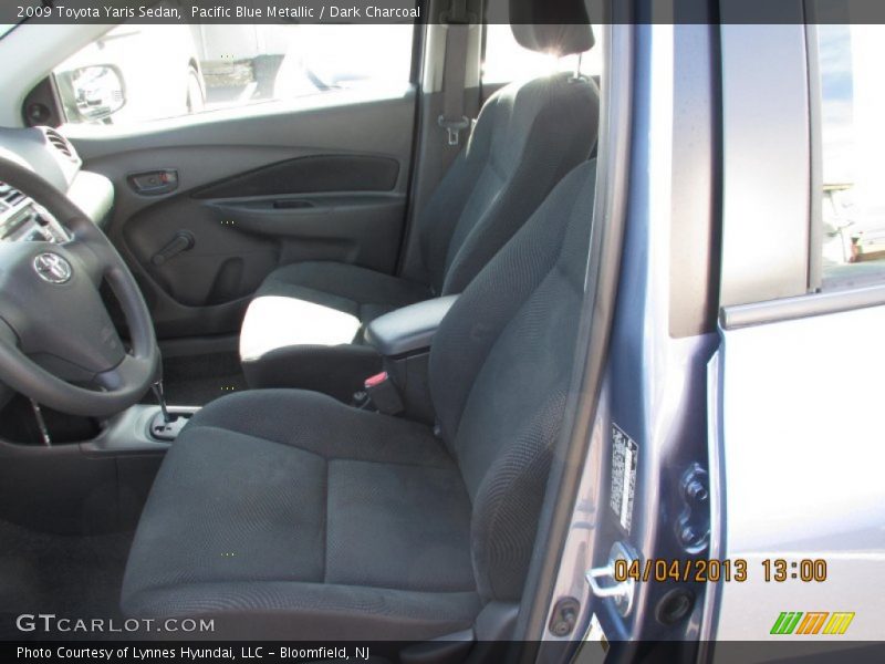 Pacific Blue Metallic / Dark Charcoal 2009 Toyota Yaris Sedan
