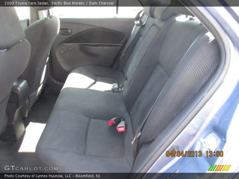 Pacific Blue Metallic / Dark Charcoal 2009 Toyota Yaris Sedan