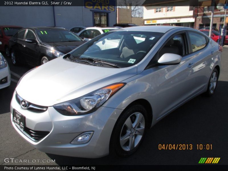 Silver / Gray 2012 Hyundai Elantra GLS