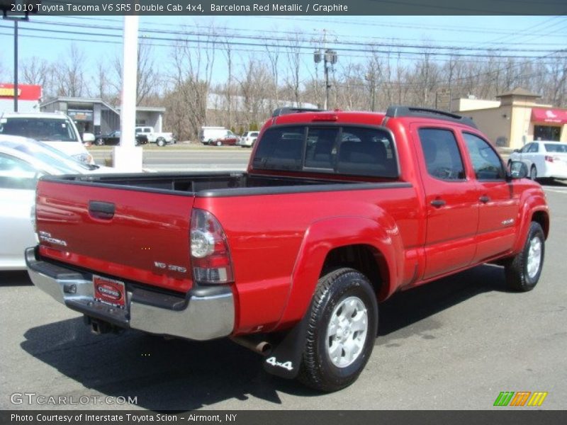 Barcelona Red Metallic / Graphite 2010 Toyota Tacoma V6 SR5 Double Cab 4x4