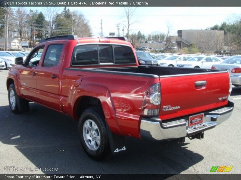 Barcelona Red Metallic / Graphite 2010 Toyota Tacoma V6 SR5 Double Cab 4x4