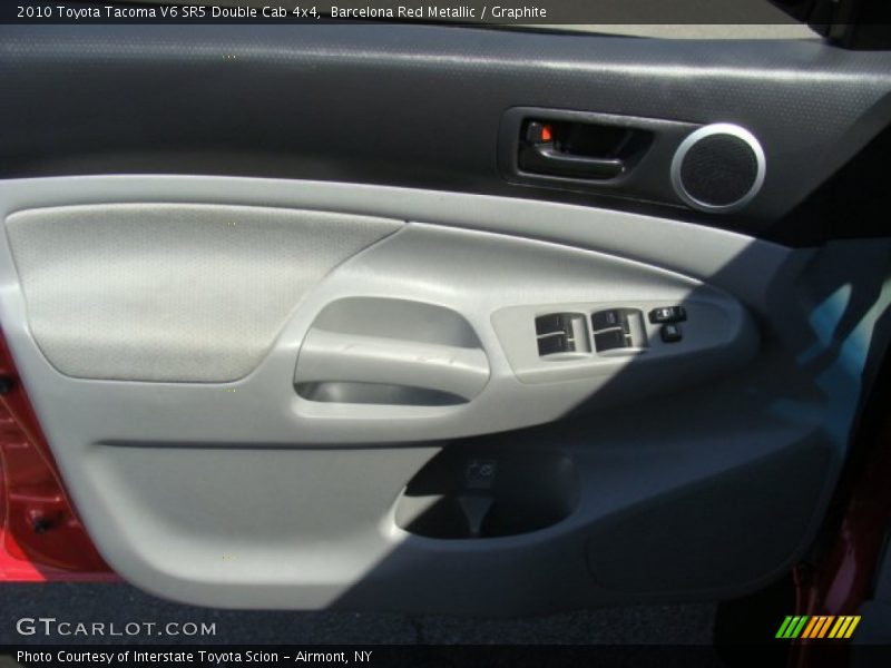 Barcelona Red Metallic / Graphite 2010 Toyota Tacoma V6 SR5 Double Cab 4x4