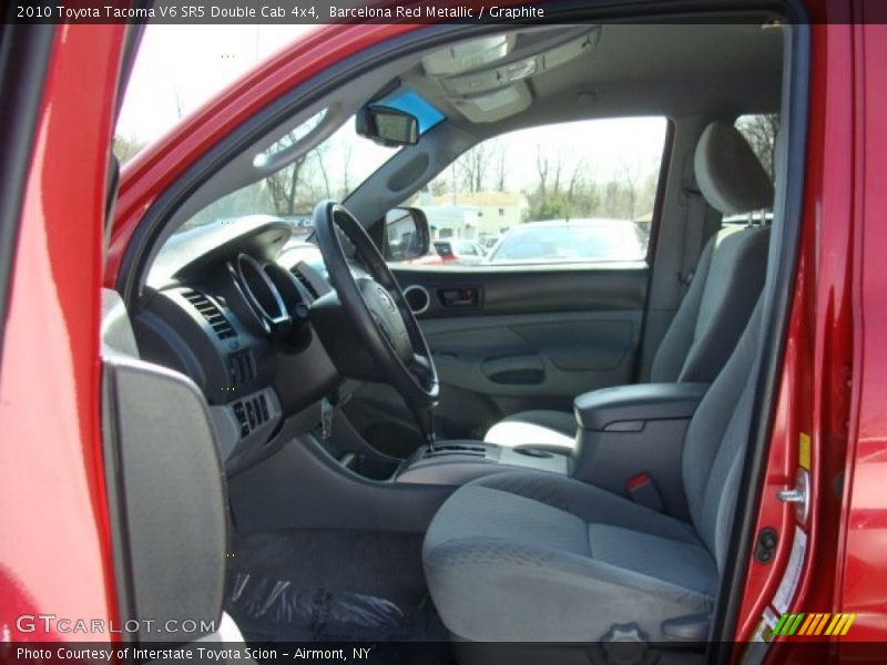 Barcelona Red Metallic / Graphite 2010 Toyota Tacoma V6 SR5 Double Cab 4x4