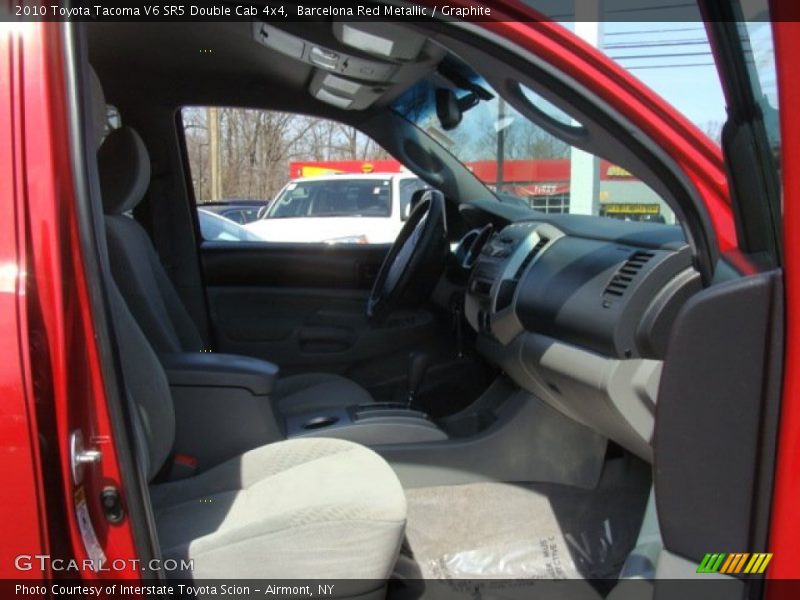 Barcelona Red Metallic / Graphite 2010 Toyota Tacoma V6 SR5 Double Cab 4x4