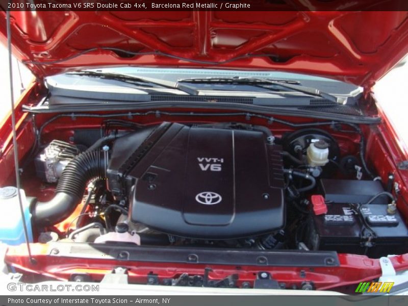 Barcelona Red Metallic / Graphite 2010 Toyota Tacoma V6 SR5 Double Cab 4x4