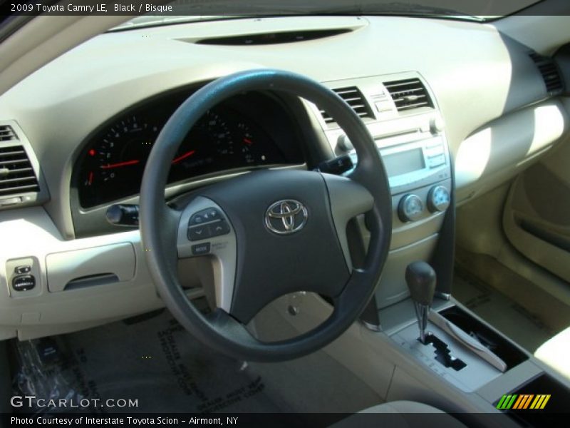 Black / Bisque 2009 Toyota Camry LE