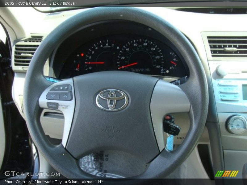 Black / Bisque 2009 Toyota Camry LE