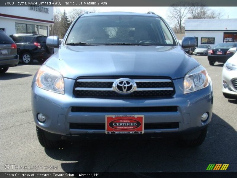 Pacific Blue Metallic / Ash 2008 Toyota RAV4 Limited 4WD