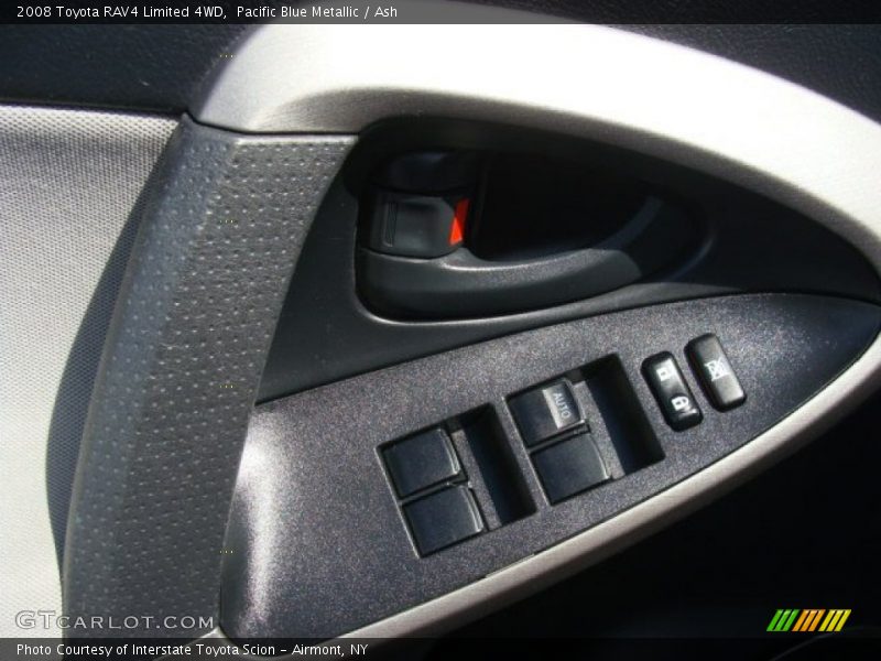 Pacific Blue Metallic / Ash 2008 Toyota RAV4 Limited 4WD