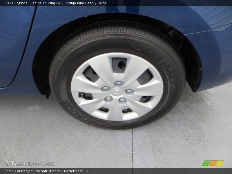 Indigo Blue Pearl / Beige 2011 Hyundai Elantra Touring GLS