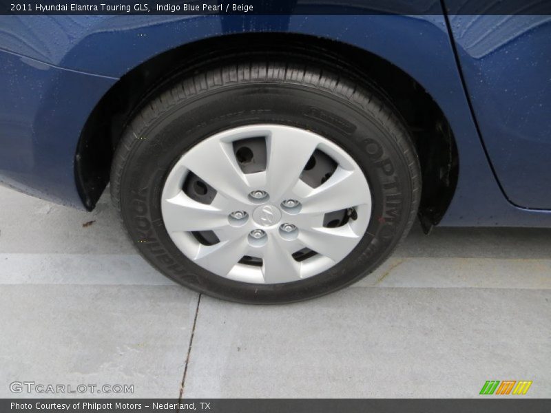 Indigo Blue Pearl / Beige 2011 Hyundai Elantra Touring GLS