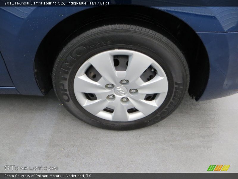 Indigo Blue Pearl / Beige 2011 Hyundai Elantra Touring GLS