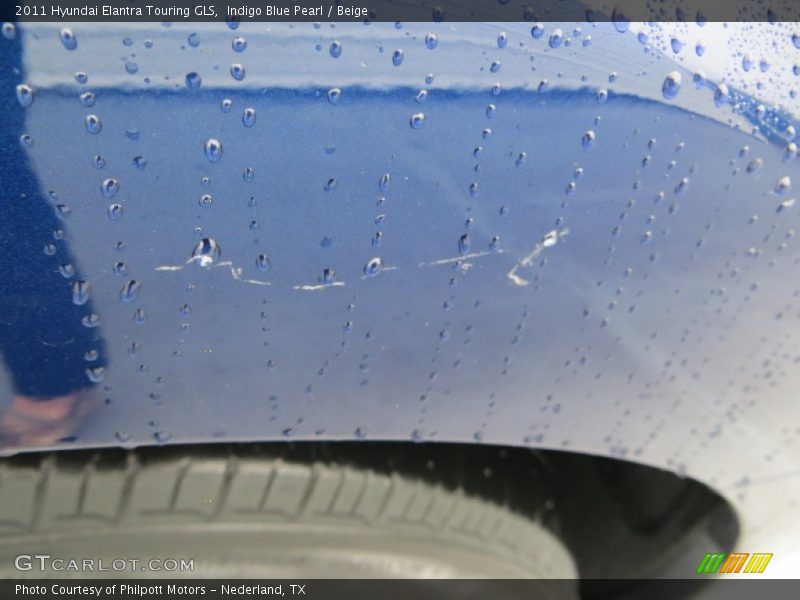 Indigo Blue Pearl / Beige 2011 Hyundai Elantra Touring GLS