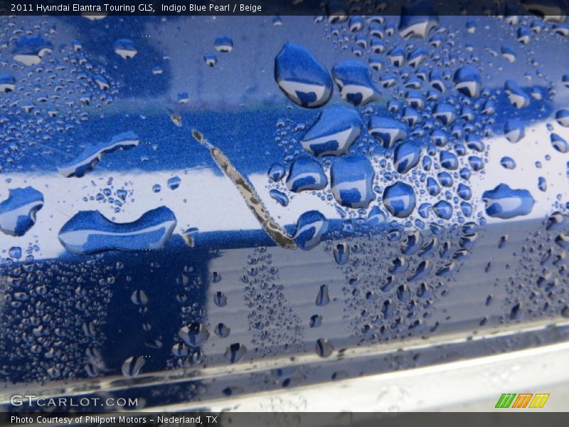 Indigo Blue Pearl / Beige 2011 Hyundai Elantra Touring GLS