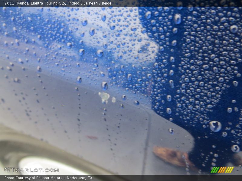 Indigo Blue Pearl / Beige 2011 Hyundai Elantra Touring GLS