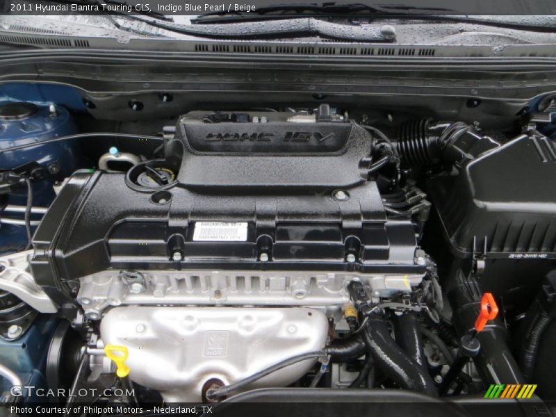 Indigo Blue Pearl / Beige 2011 Hyundai Elantra Touring GLS