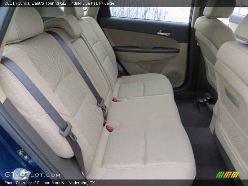 Indigo Blue Pearl / Beige 2011 Hyundai Elantra Touring GLS