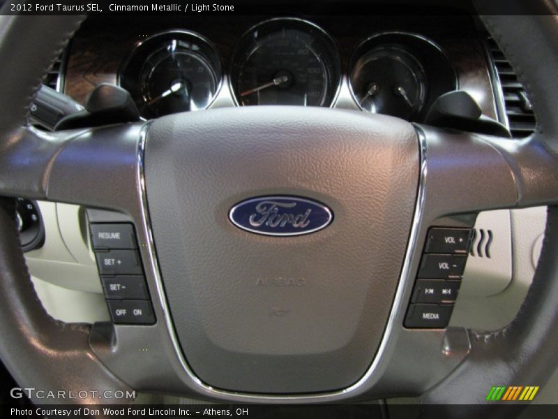 Cinnamon Metallic / Light Stone 2012 Ford Taurus SEL
