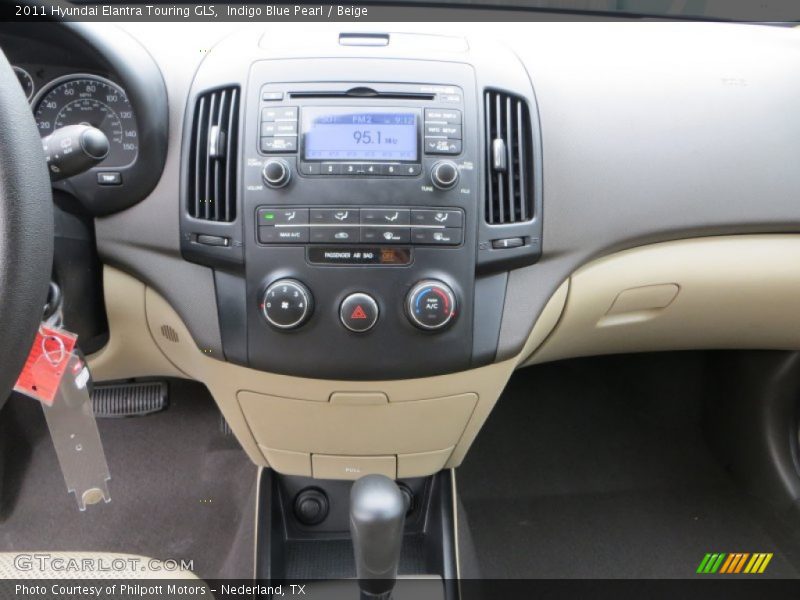 Indigo Blue Pearl / Beige 2011 Hyundai Elantra Touring GLS