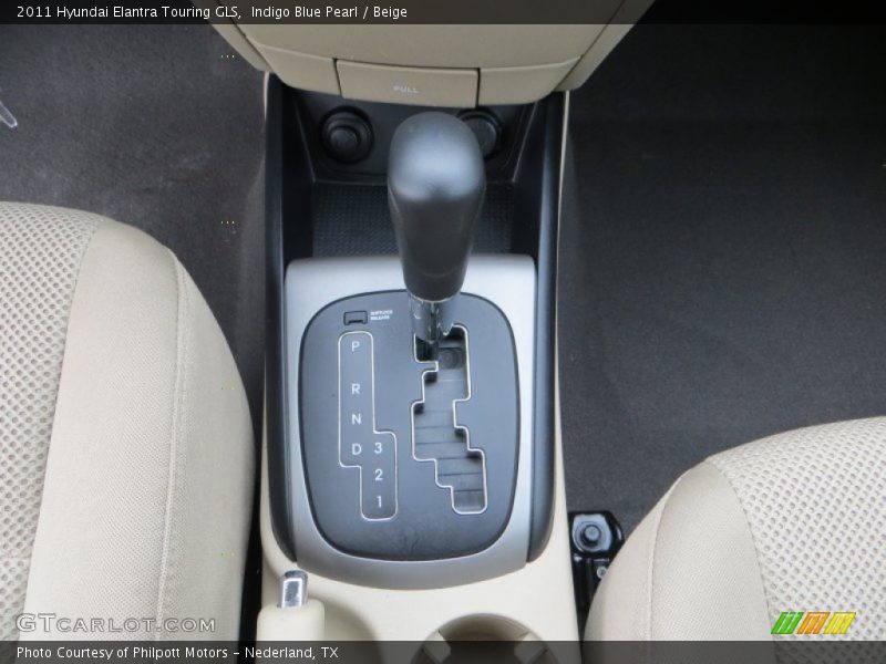 Indigo Blue Pearl / Beige 2011 Hyundai Elantra Touring GLS