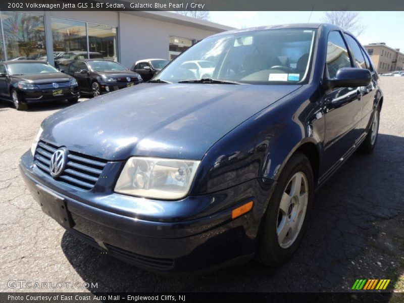 Galactic Blue Pearl / Grey 2002 Volkswagen Jetta GLS 1.8T Sedan