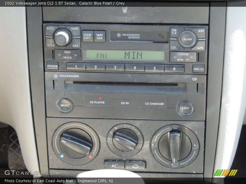 Galactic Blue Pearl / Grey 2002 Volkswagen Jetta GLS 1.8T Sedan