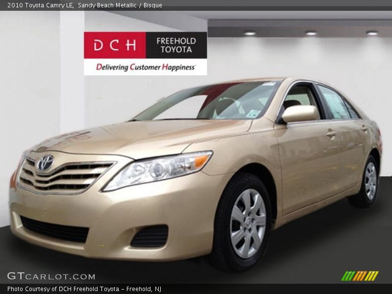 Sandy Beach Metallic / Bisque 2010 Toyota Camry LE