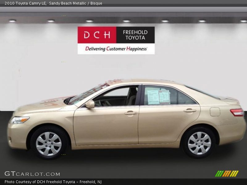 Sandy Beach Metallic / Bisque 2010 Toyota Camry LE