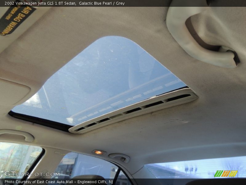 Galactic Blue Pearl / Grey 2002 Volkswagen Jetta GLS 1.8T Sedan