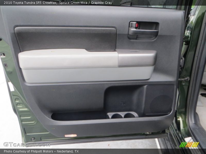 Spruce Green Mica / Graphite Gray 2010 Toyota Tundra SR5 CrewMax