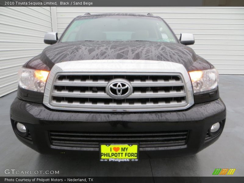 Black / Sand Beige 2010 Toyota Sequoia Limited