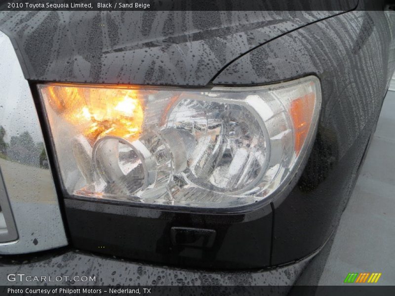 Black / Sand Beige 2010 Toyota Sequoia Limited