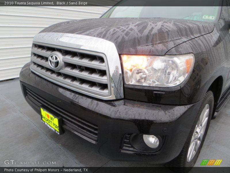 Black / Sand Beige 2010 Toyota Sequoia Limited