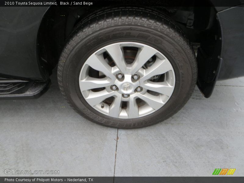Black / Sand Beige 2010 Toyota Sequoia Limited